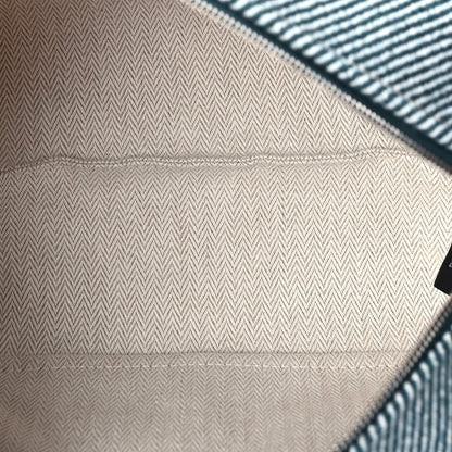 Hermes Merino Wool Small Au Carre Bride-A-Brac Pouch Vert Foret 4 of 8