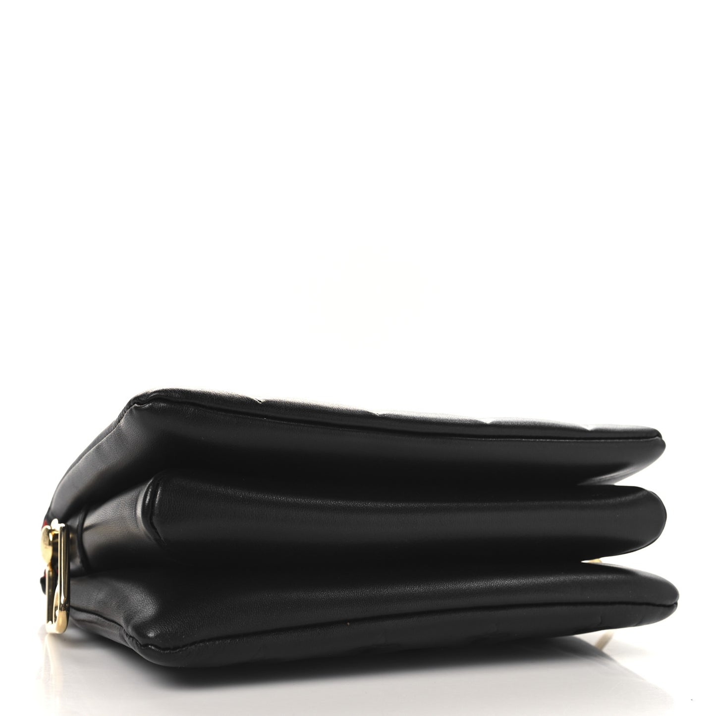 Lambskin Embossed Monogram Coussin BB Black