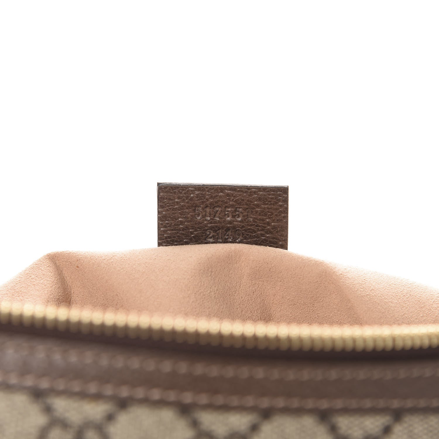 Gucci GG Supreme Monogram Large Ophidia Pouch Clutch Brown 7 of 8