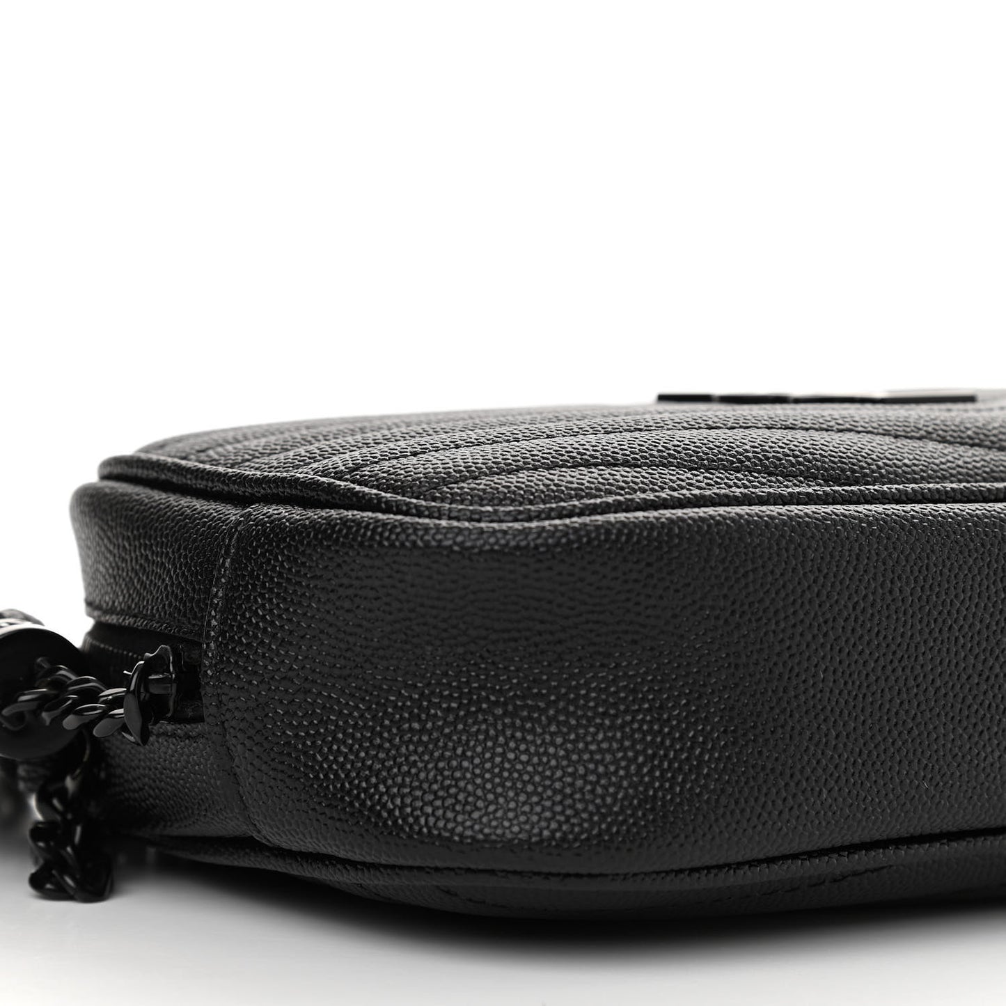 Grain De Poudre Matelasse Monogram Mini Lou Camera Bag Black