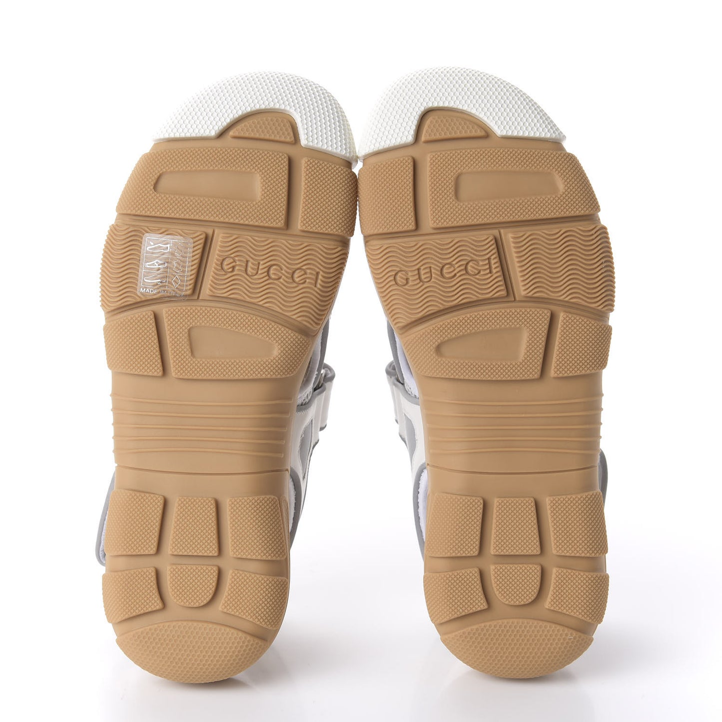 Mesh Fabric Tinsel Sport Sandals 37.5 White Silver