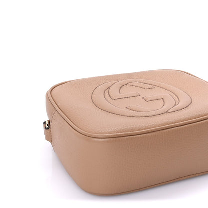 Gucci Pebbled Calfskin Small Soho Disco Bag Rose Beige 7 of 7