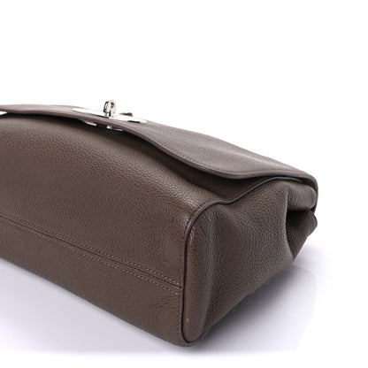 Mulberry Small Classic Grain Calfskin Medium Lily Flap  Clay 8 of 8