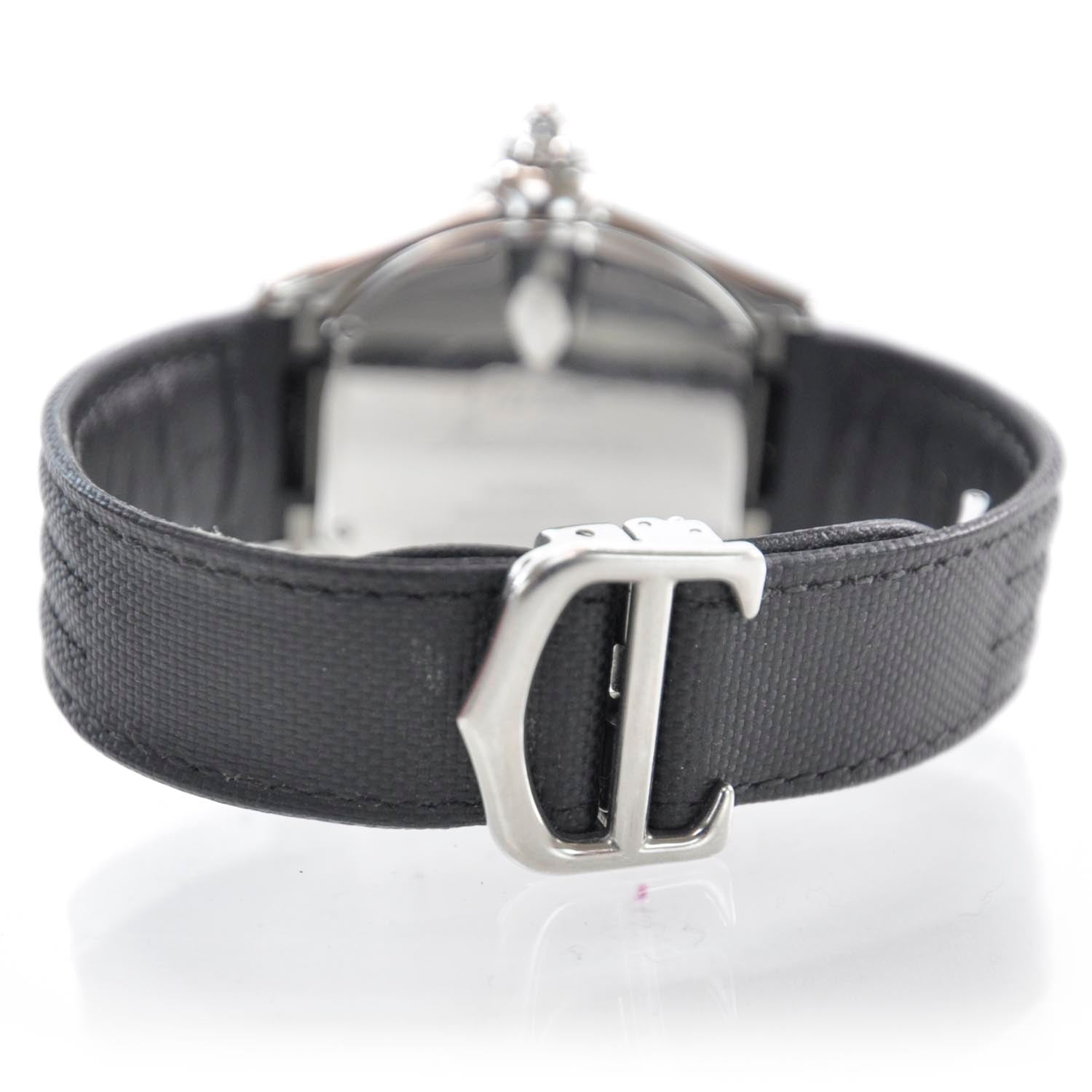 Cartier Stainless Steel Nylon 42mm Roadster GMT Automatic Watch 7 of 7