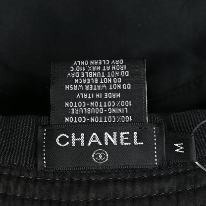Chanel Canvas CC Bucket Hat M Black 5 of 6