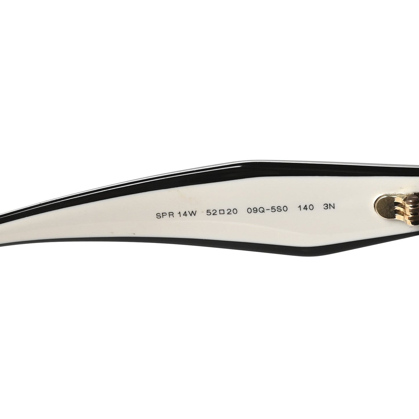 Acetate Sunglasses SPR 14W Black White