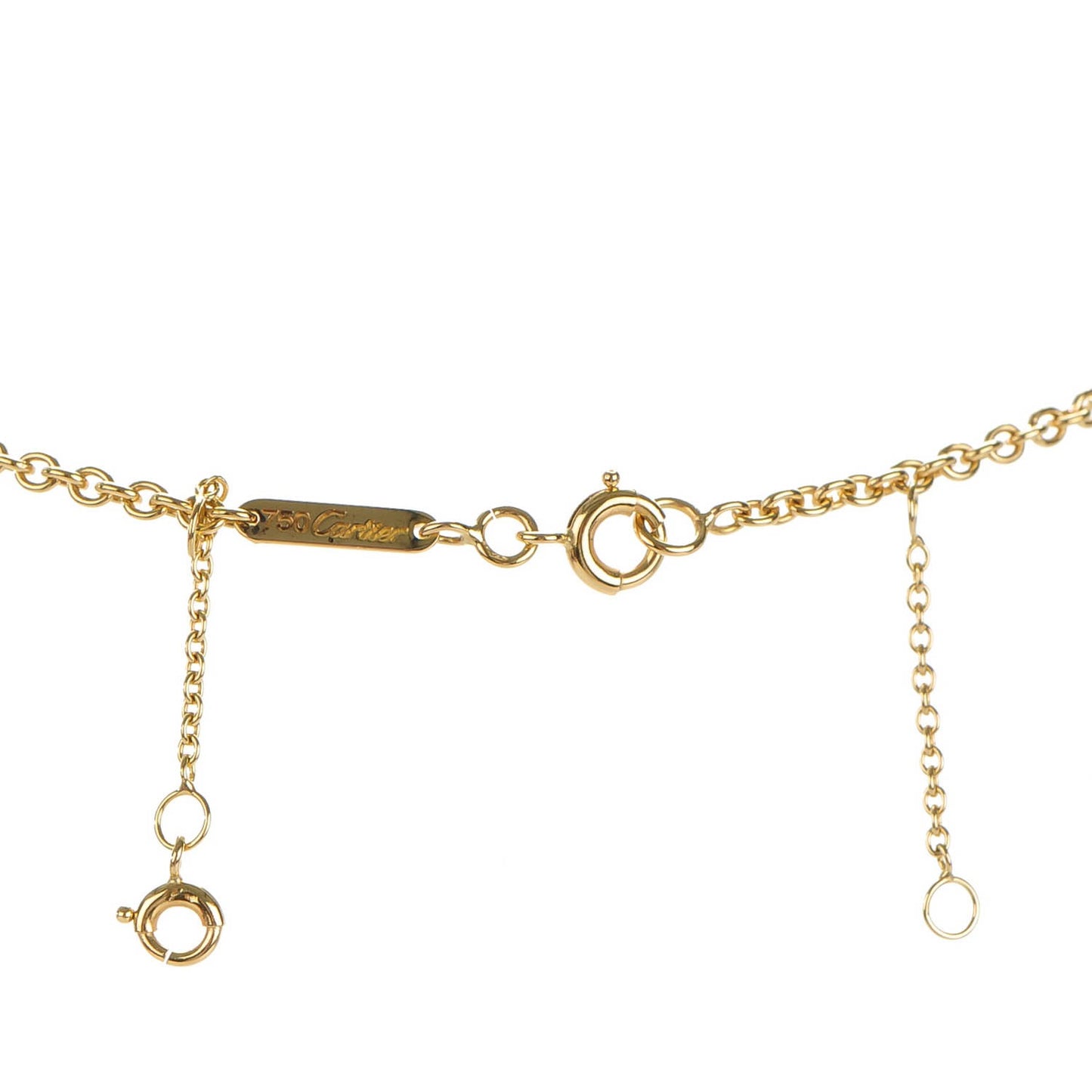 18K Pink Yellow White Gold Trinity Pendant Necklace