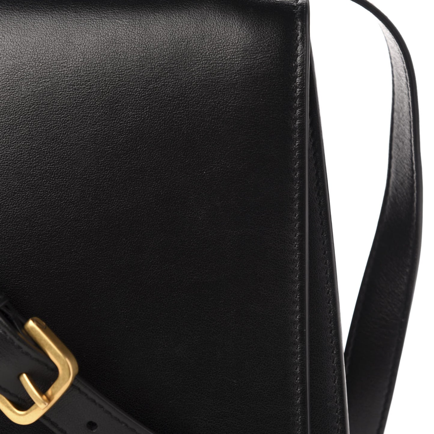 Smooth Calfskin Monogram Medium Spontini Satchel Black