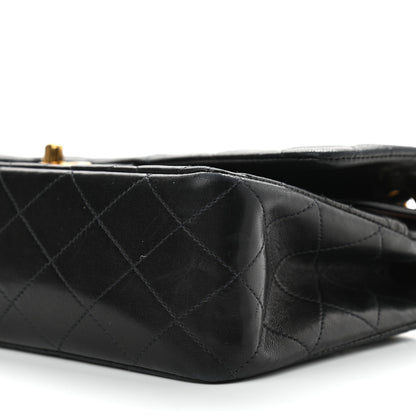 Chanel Lambskin Quilted Medium Double Flap Black 11 of 15