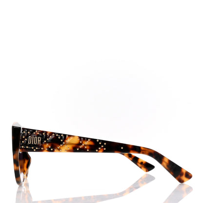 Christian Dior Acetate Cannage Lady Dior Studs Sunglasses Havana 3 of 7