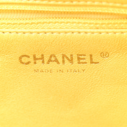 Chanel Calfskin Quilted Reissue Medium Camera Case  Yellow 6 of 15
