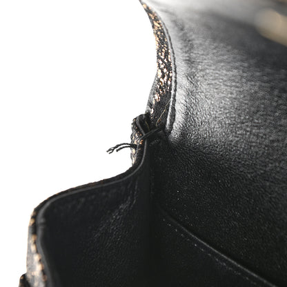 Chanel Lace Metallic Goatskin Medium Double Flap Gold 11 of 11