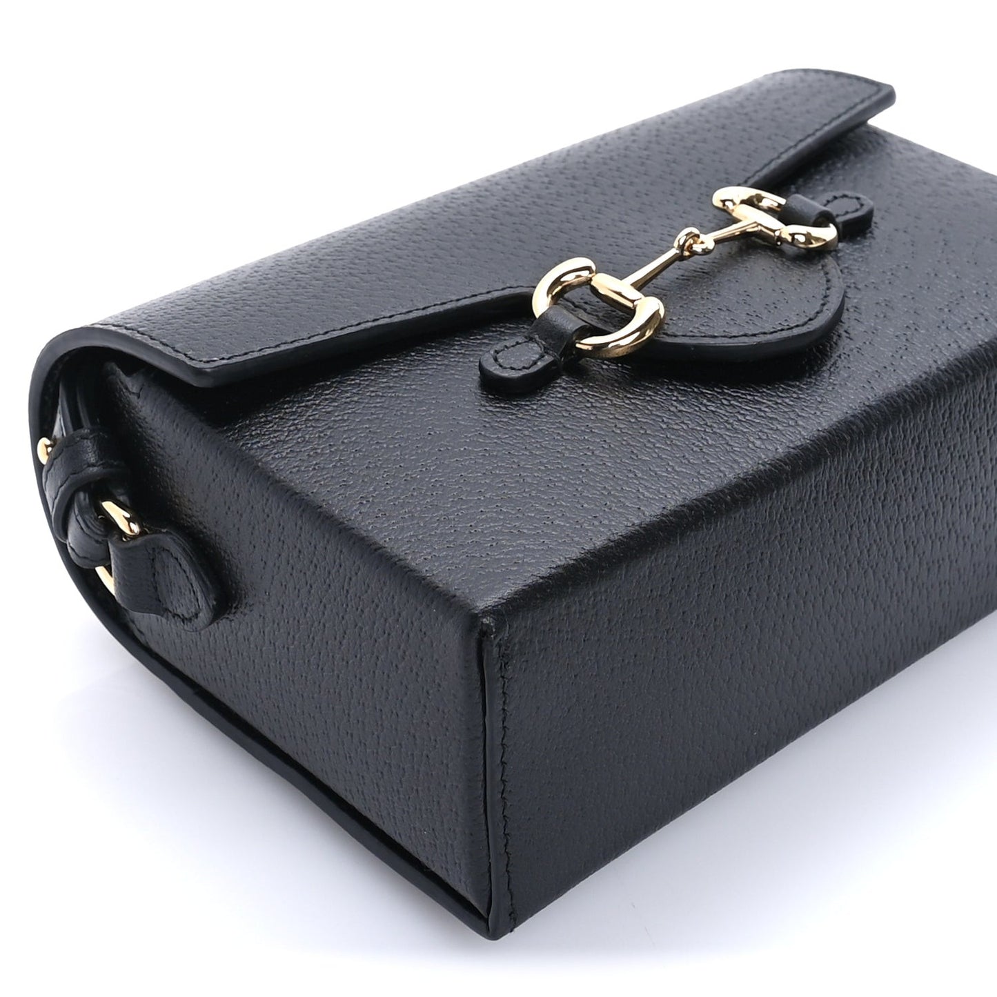 Calfskin Horsebit 1955 Shoulder Bag Black