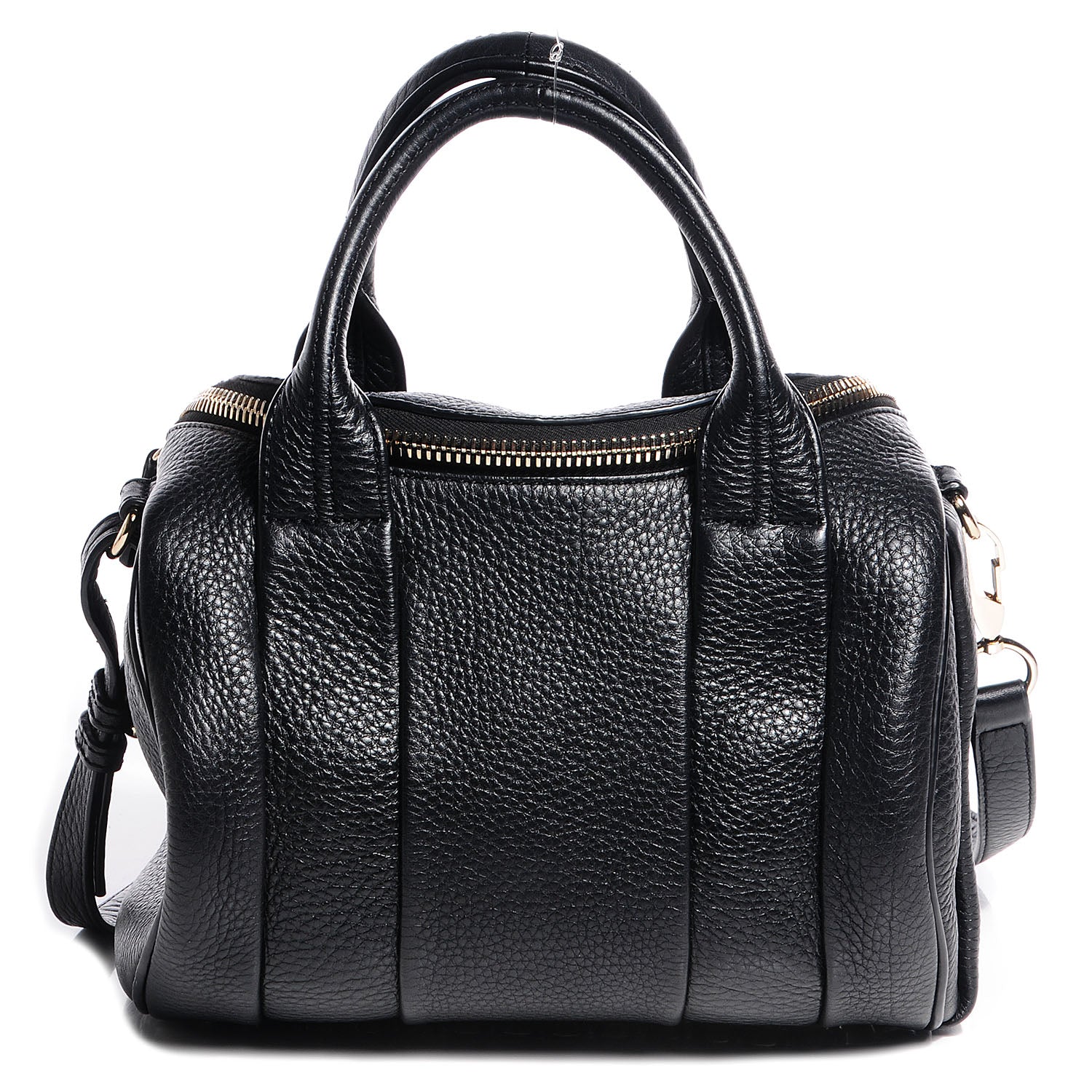 Alexander Wang Pebbled Lambskin Rockie Black w Pale Gold Hardware 1 of 8