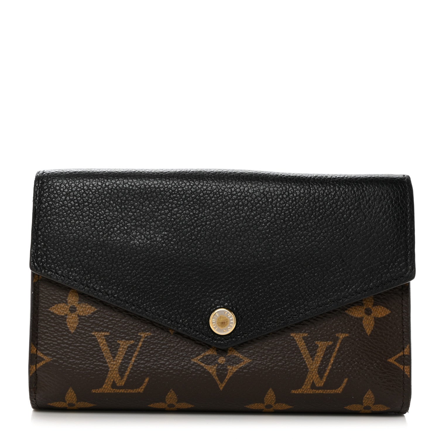 Louis Vuitton Monogram Pallas Compact Wallet Black 1 of 11