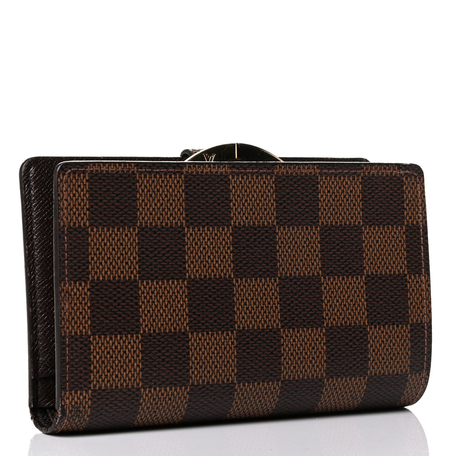 Louis Vuitton Damier Ebene French Purse Wallet 2 of 8