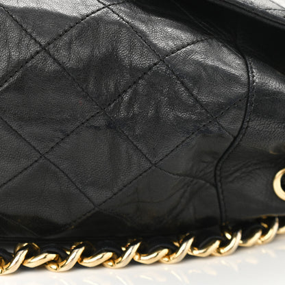 Chanel Lambskin Quilted Backpack Black 13 of 15