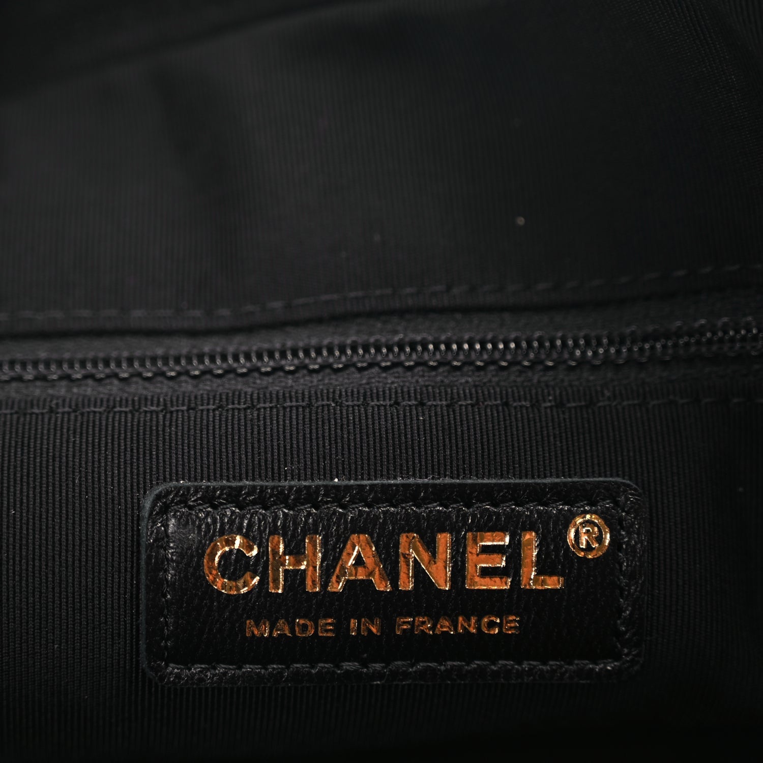 Chanel Lambskin Chevron Pleated Large Cosmetic Case Black 6 of 8