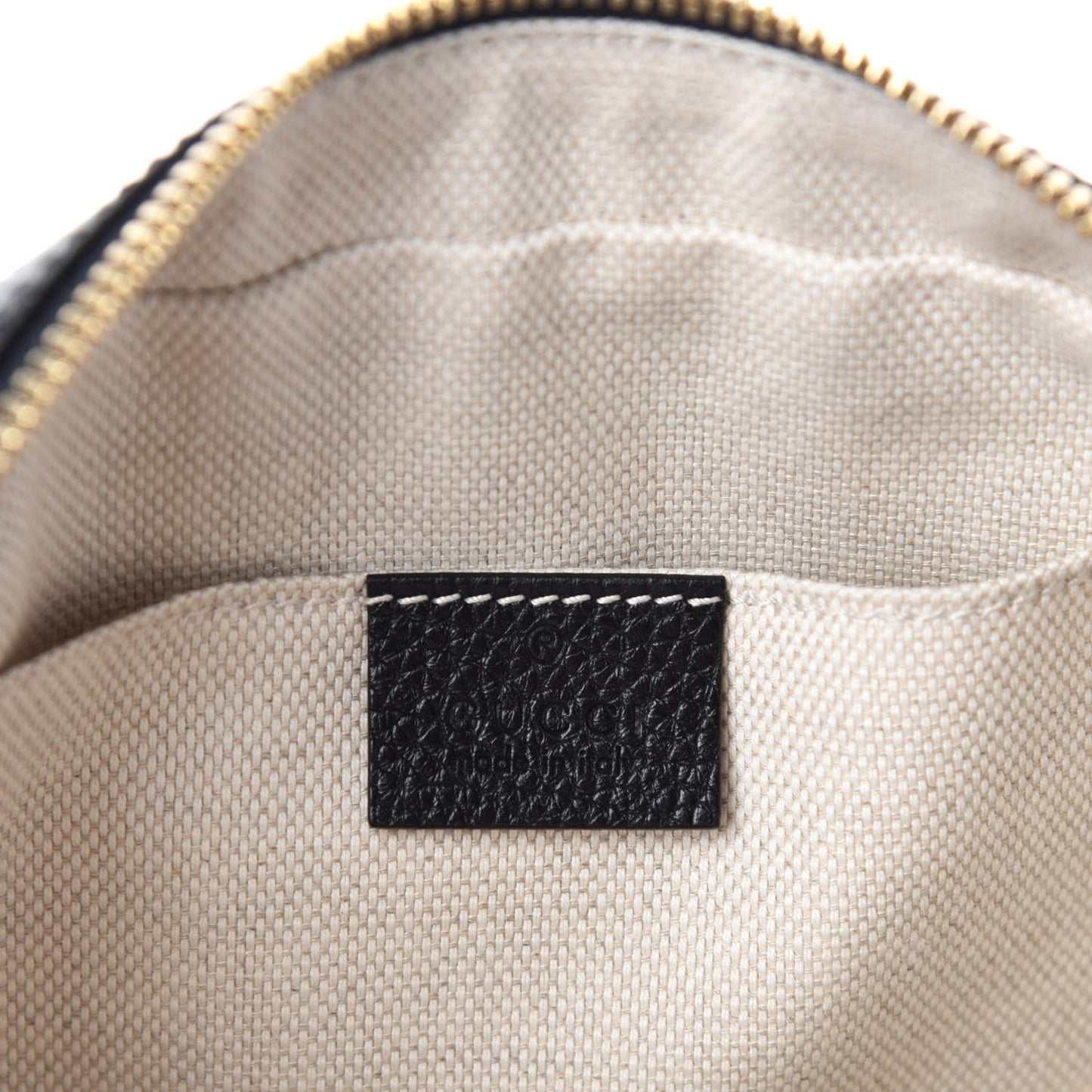 Pebbled Calfskin Small Soho Disco Bag Black