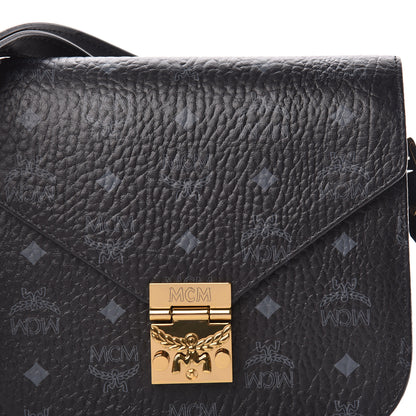 MCM Visetos Small Patricia Crossbody Bag Black 9 of 9