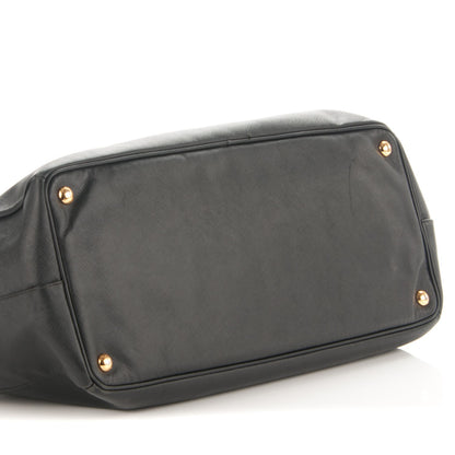 Prada Saffiano Lux Extra Large Galleria Double Zip Tote Black 3 of 9