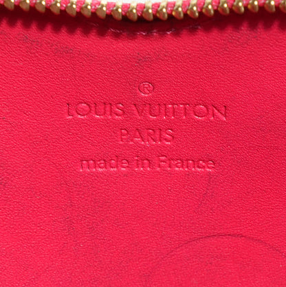 Louis Vuitton Vernis Heart Coin Purse Rose Pop 6 of 7