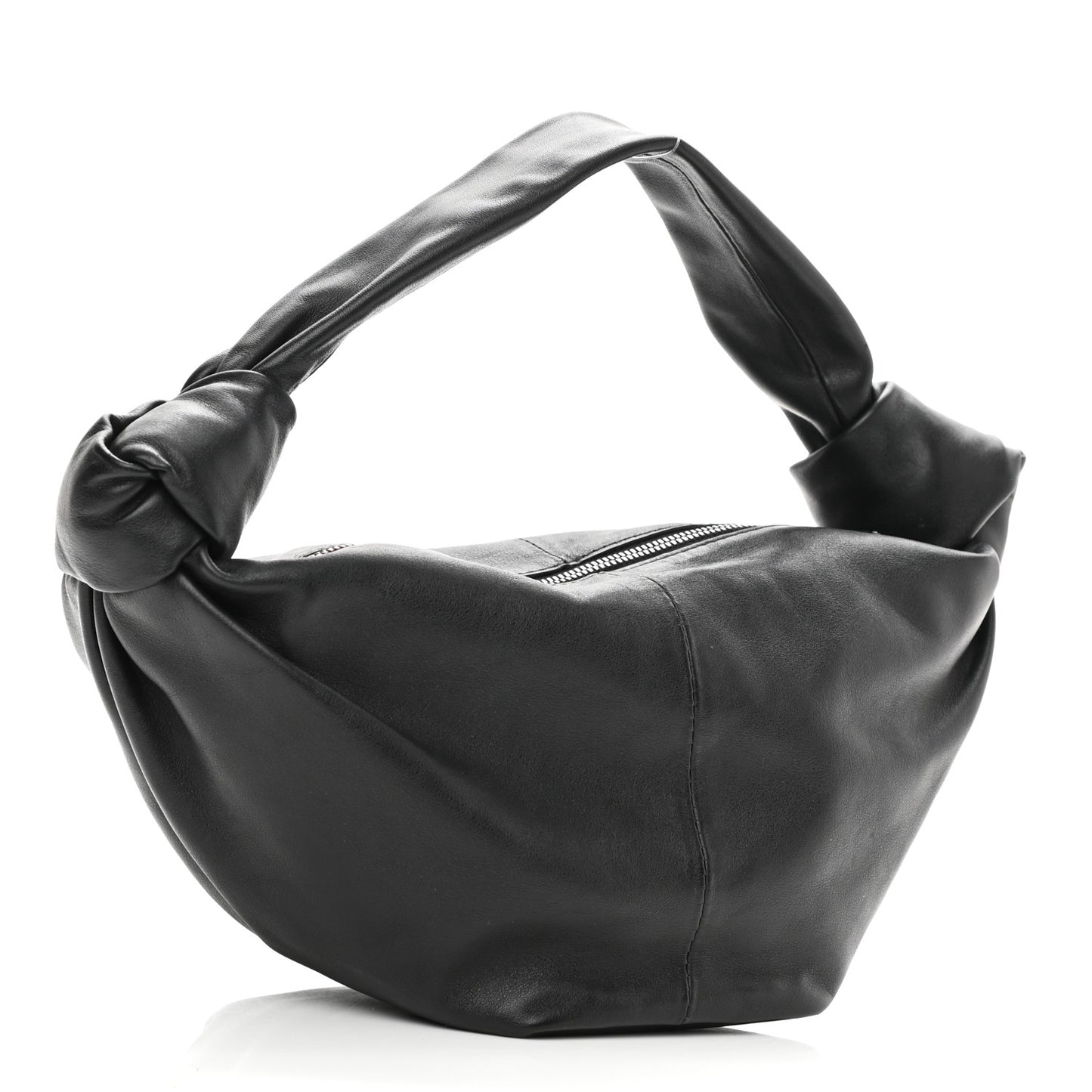 Calfskin Mini Double Knot Bag Black