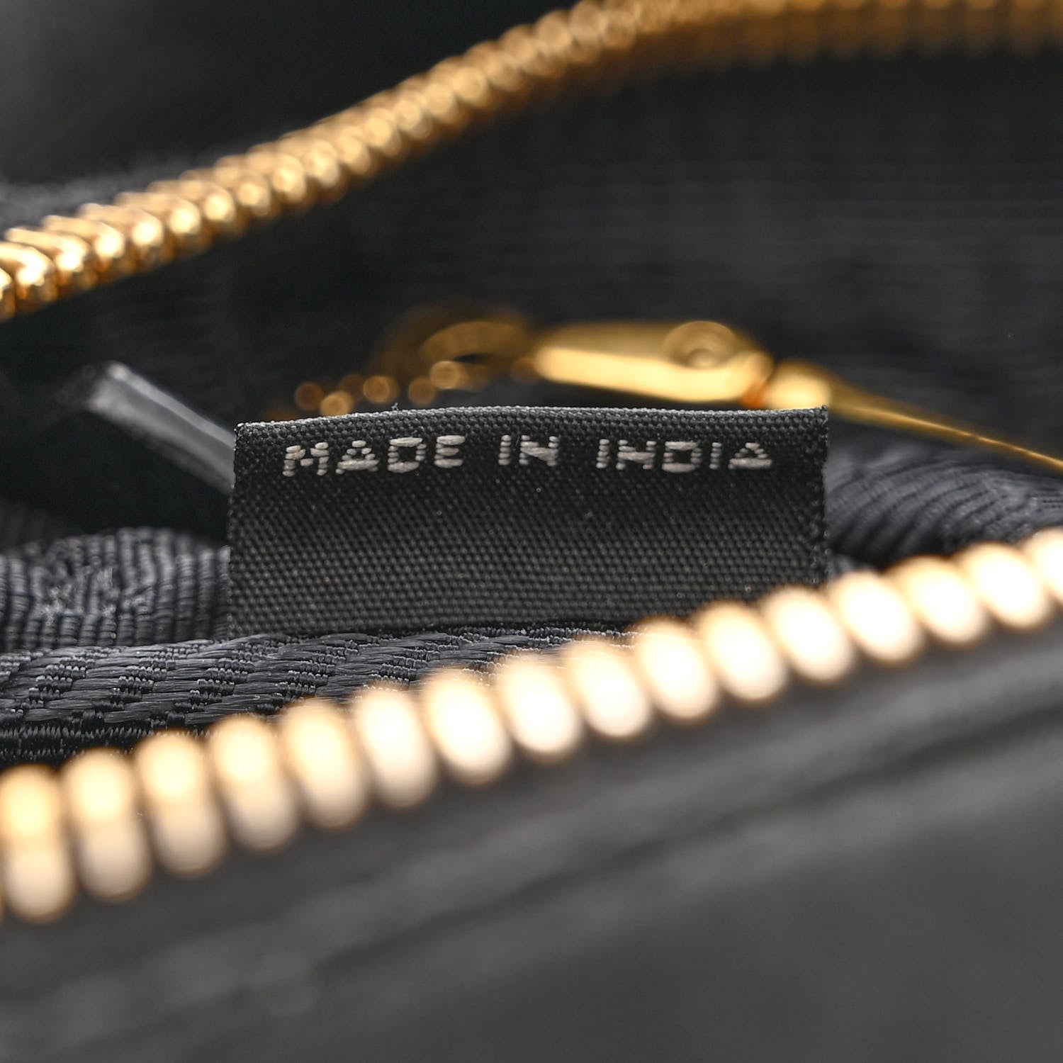 Prada Tessuto Nylon Saffiano Crossbody Bag Black 9 of 10