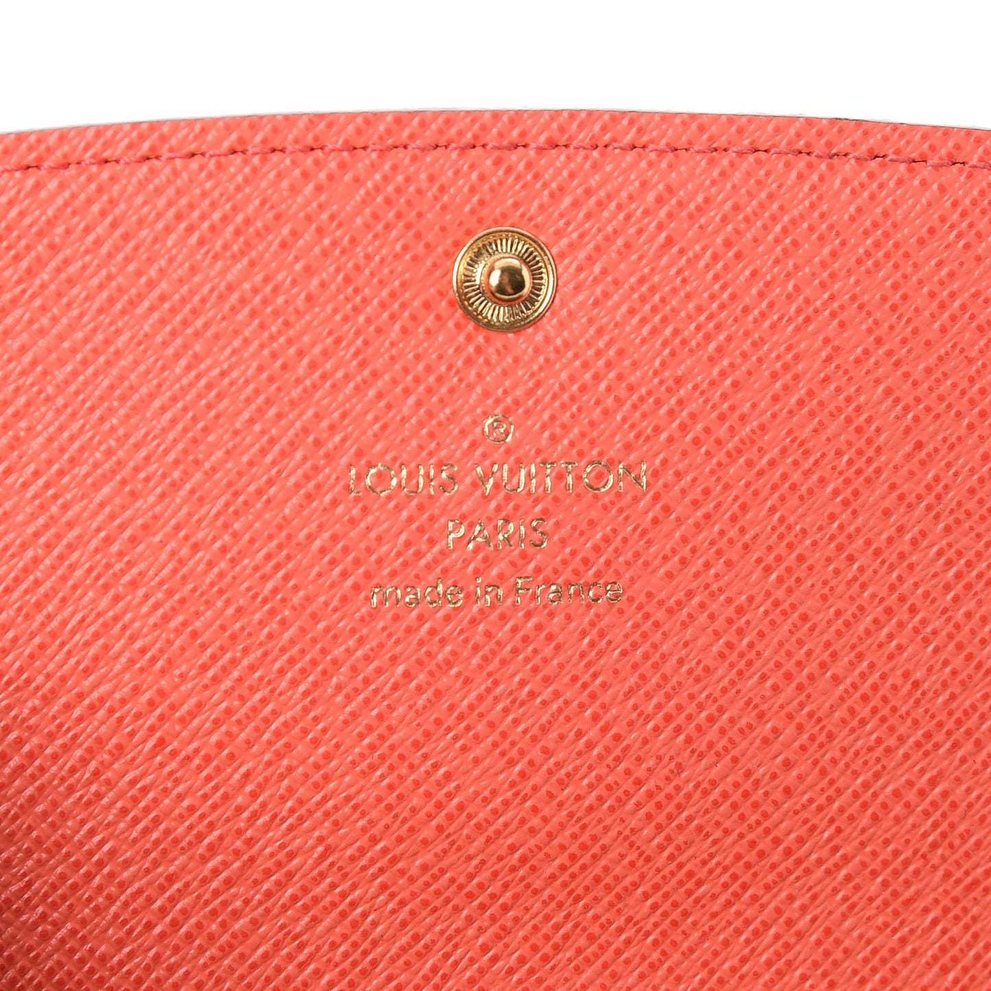 Monogram Emilie Wallet Poppy