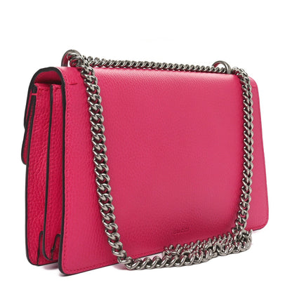 Gucci Pebbled Calfskin Embellished fy Small Dionysus Shoulder Bag Rosa 3 of 7