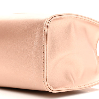 Telfar Metallic Vegan Leather Small Shopping Bag Copper 9 of 10