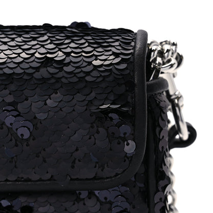 Marc Jacobs Sequin J Marc Mini Shoulder Bag Black 10 of 10