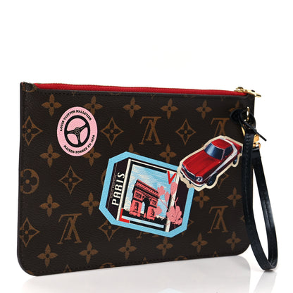 Louis Vuitton Monogram World Tour Neverfull MM GM Pochette 3 of 7