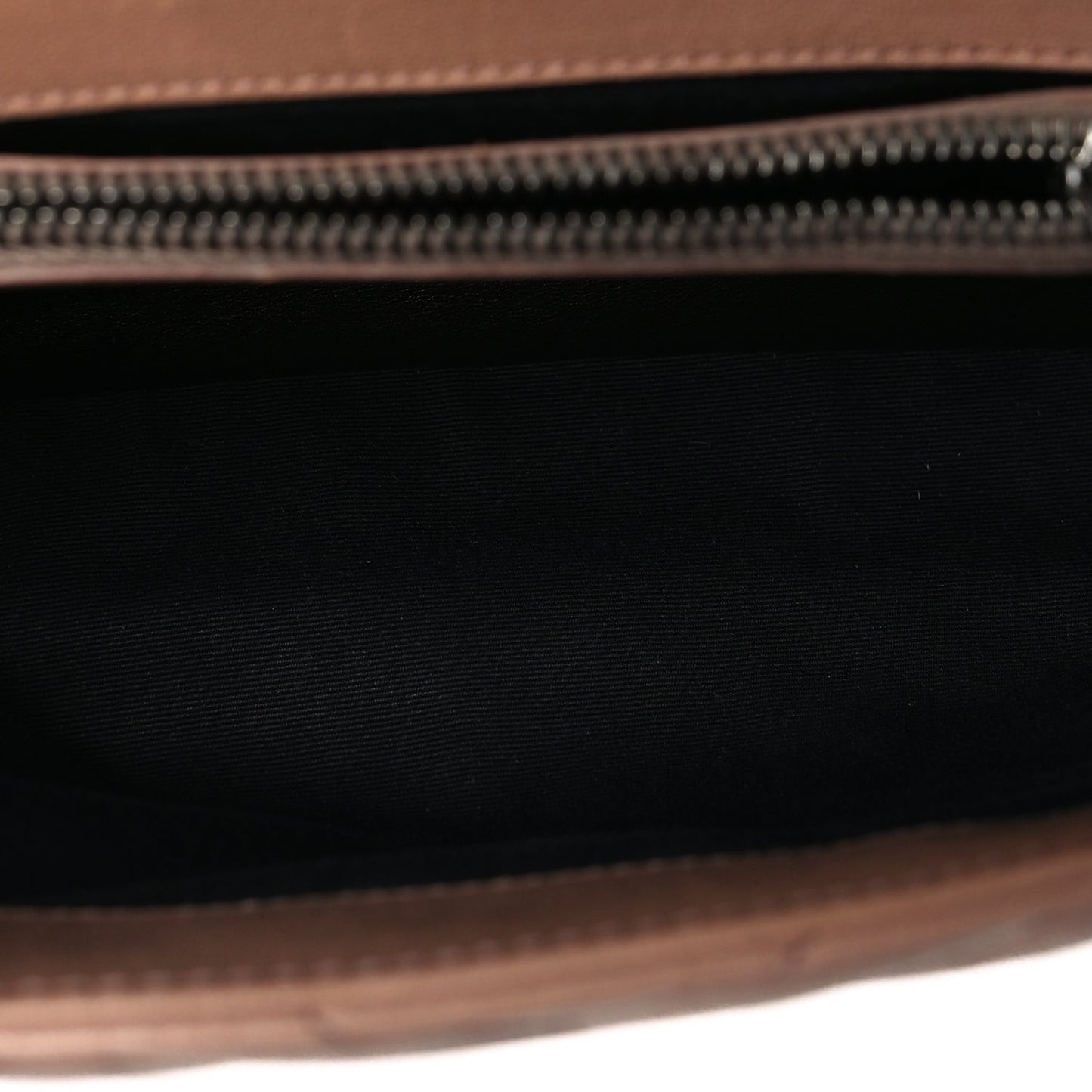 Sheepskin Matelasse Chevron Monogram Medium College Bag  Fard
