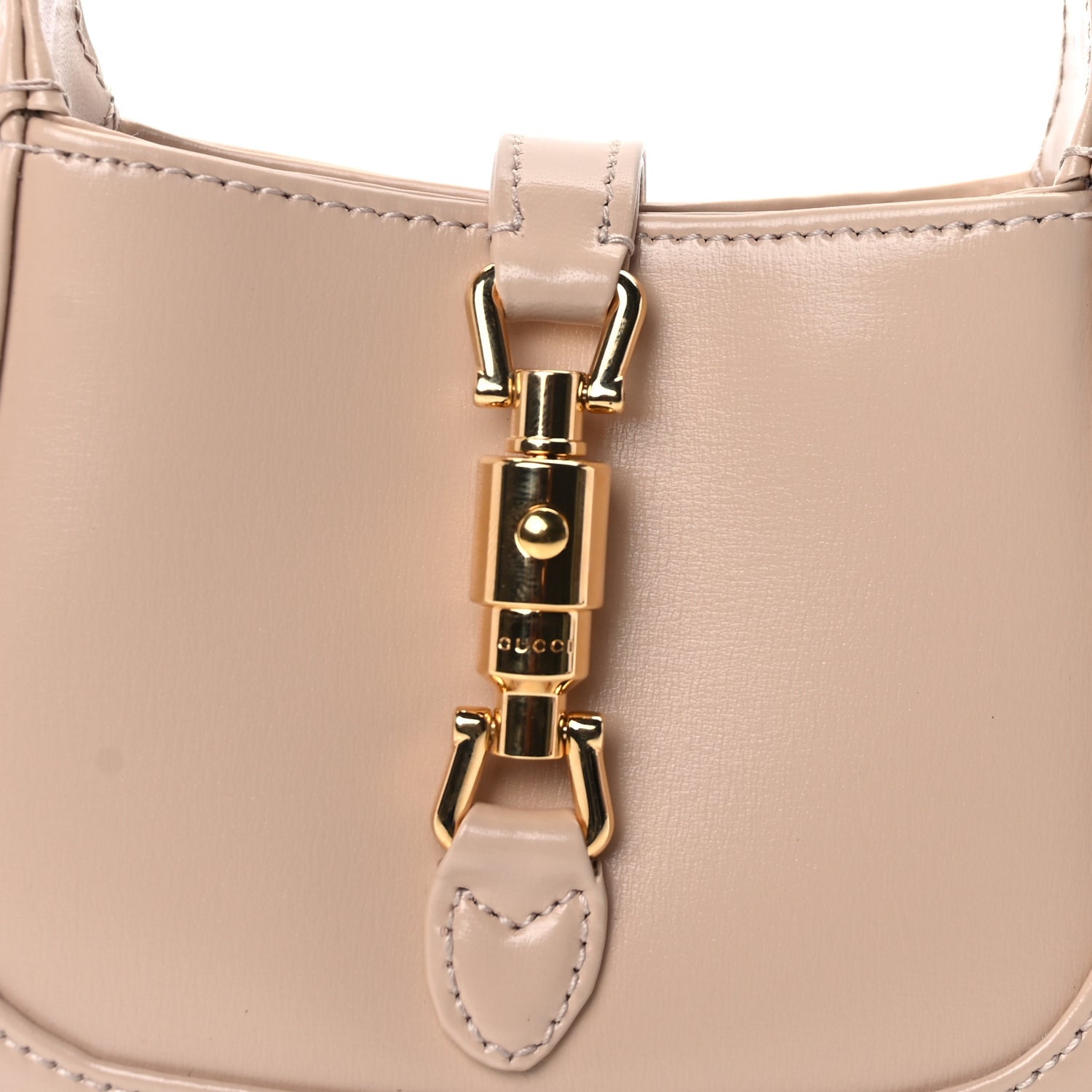 Gucci Boarded Dyana Lux Calfskin Super Nano Jackie 1961 Hobo  Beige 6 of 8