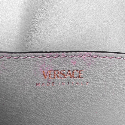 Versace Calfskin Whipstitch La Medusa Top Handle Handbag English Rose English Rose 5 of 13