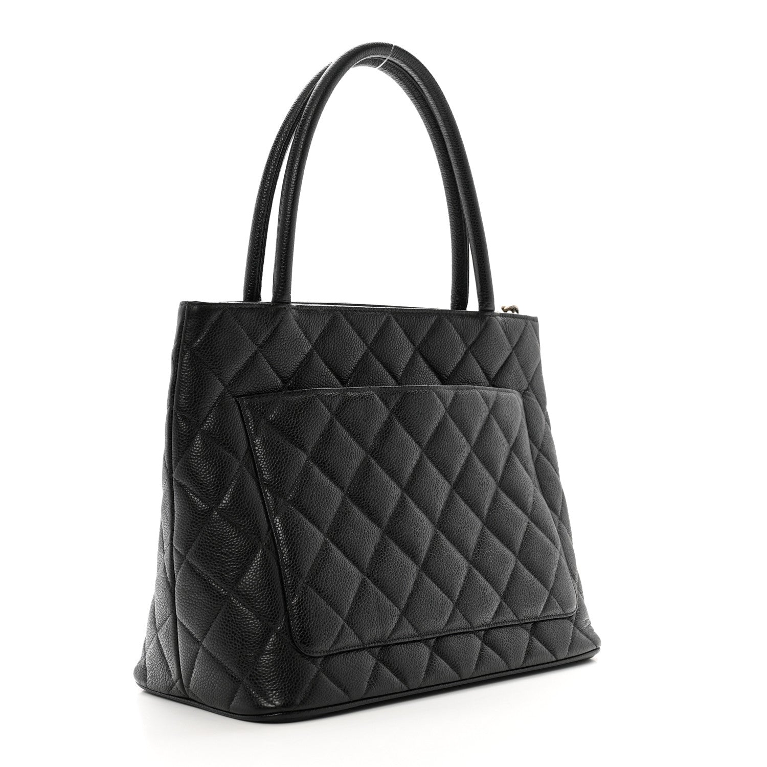 Chanel Caviar Quilted Medallion Tote Black 3 of 10