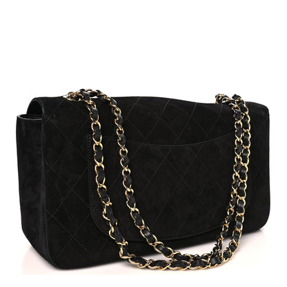 Chanel Suede Calfskin Small Maxi Flap  Black 3 of 11
