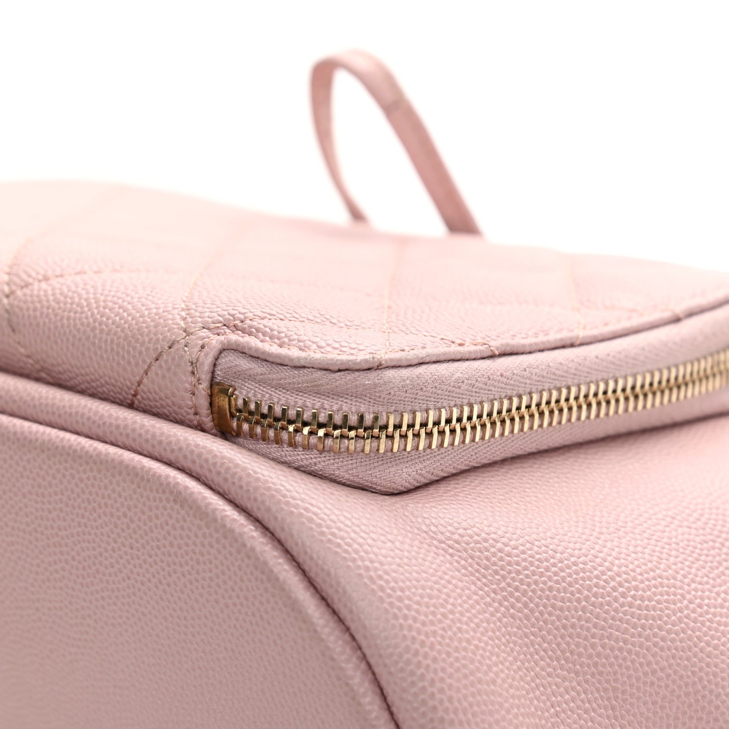 Caviar Quilted Business Affinity Backpack Pink