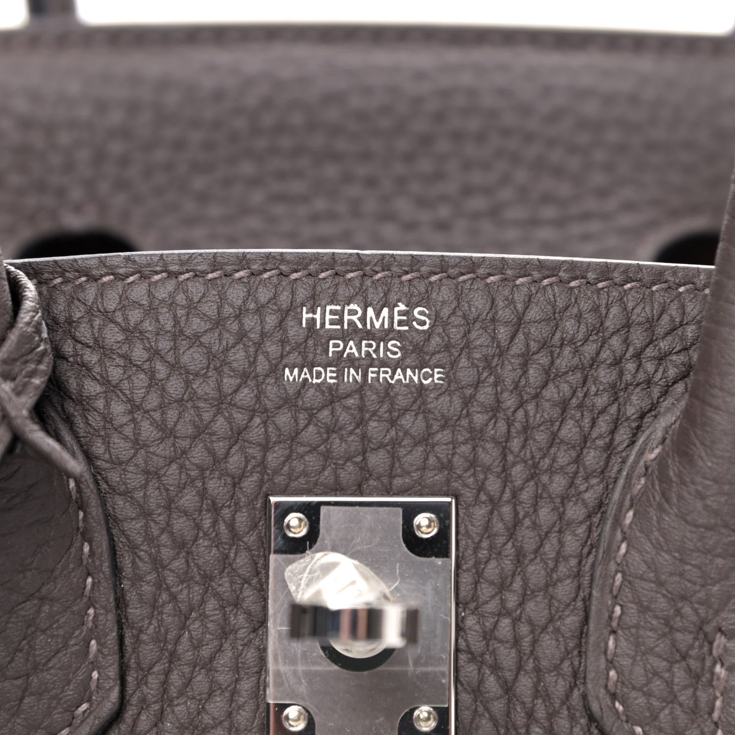 Hermes Togo Verso Birkin 25 Ebene Gold 7 of 12