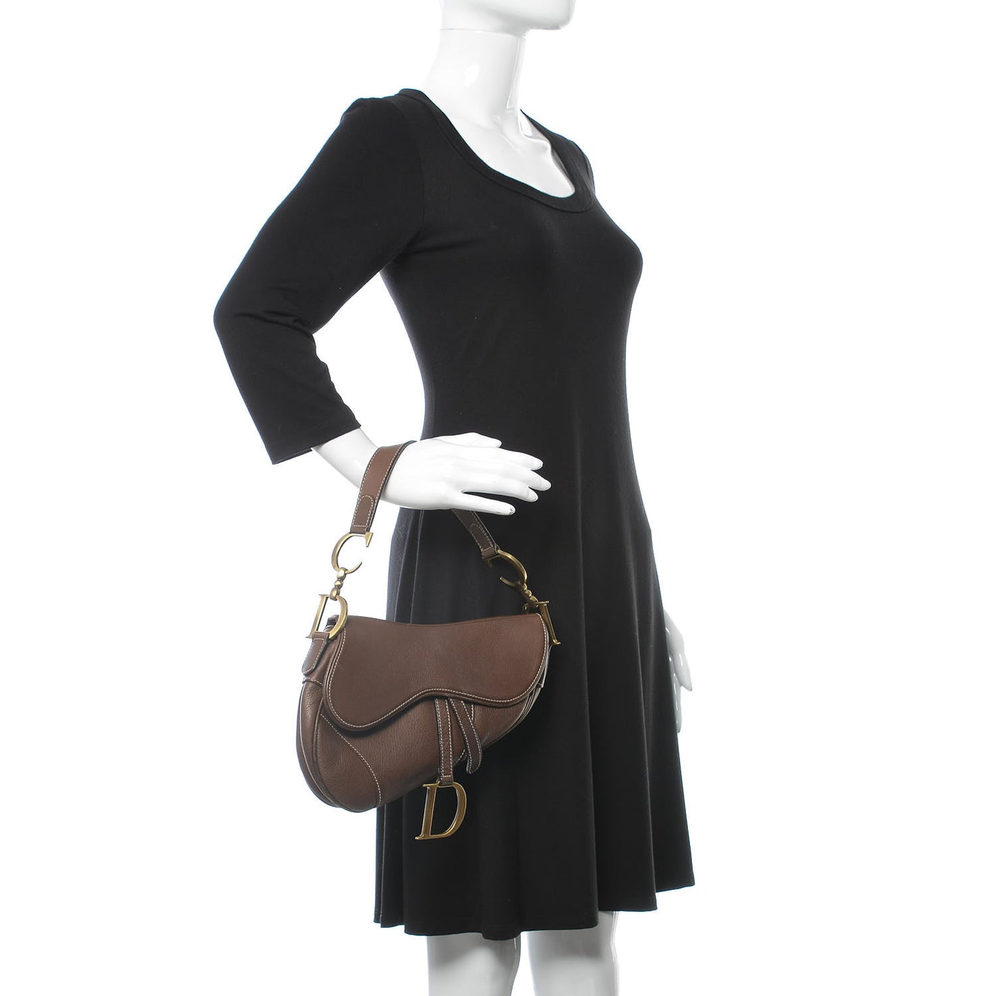 Calfskin Saddle Bag Brown