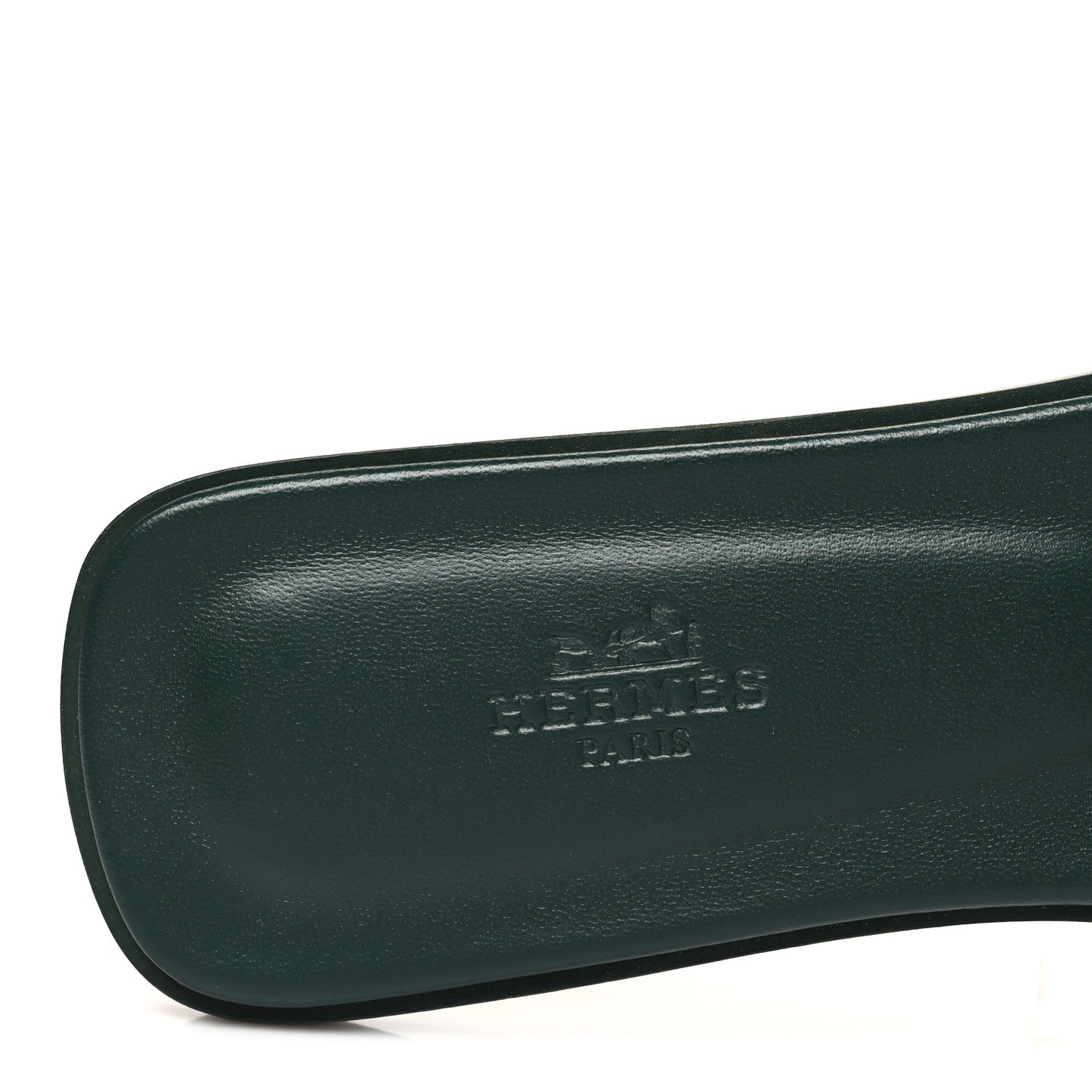 Calfskin Oran Sandals 40 Vert Viride