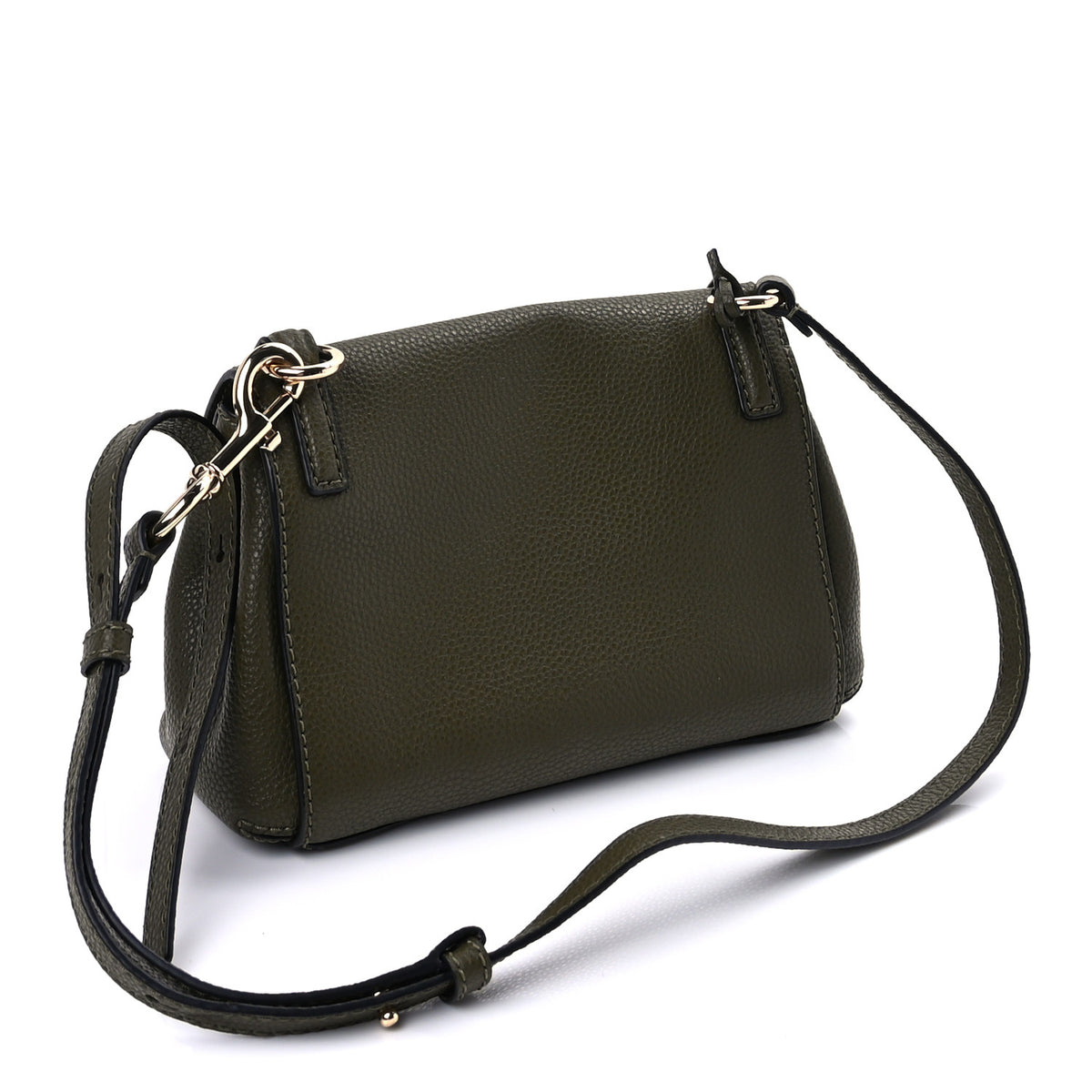 Grained Calfskin Mini Grind Hobo Camel