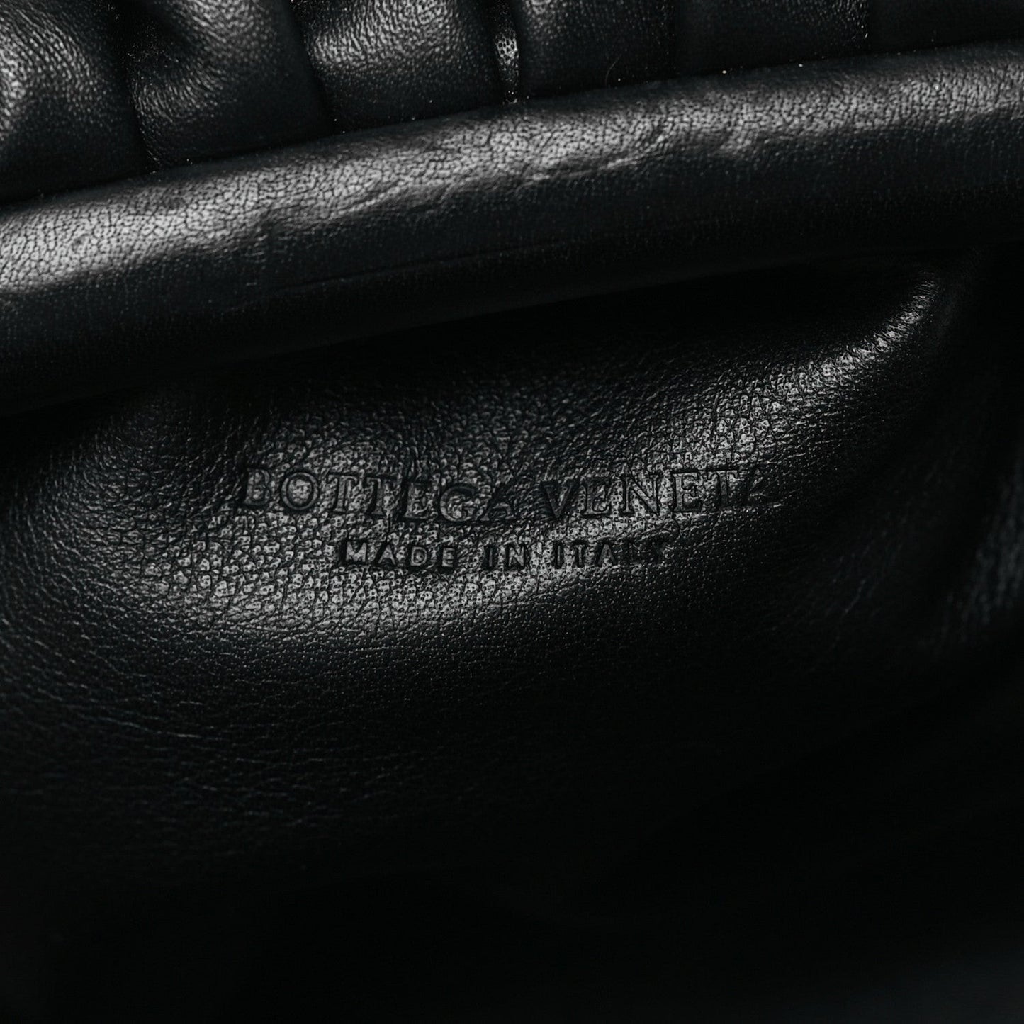 Butter Calfskin The Mini Pouch Black