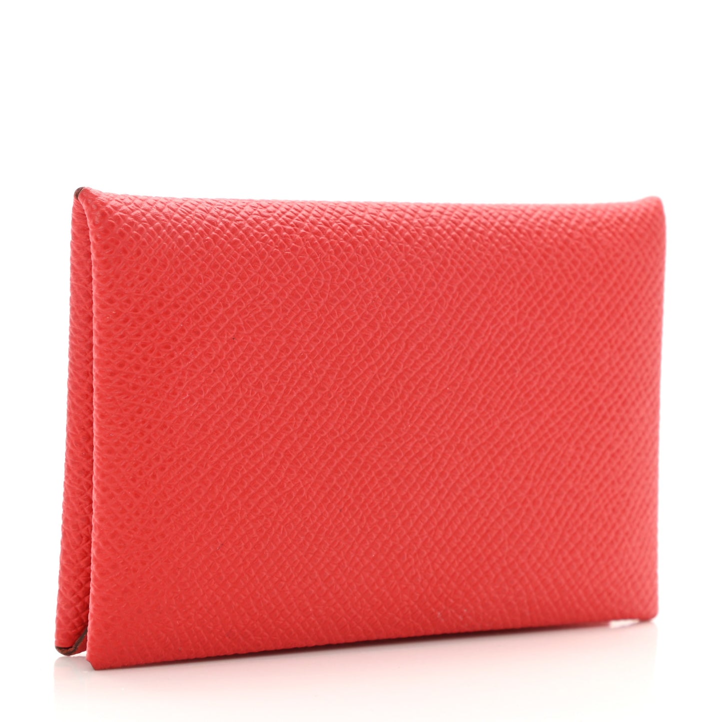 Epsom Calvi Card Case Rouge Casaque
