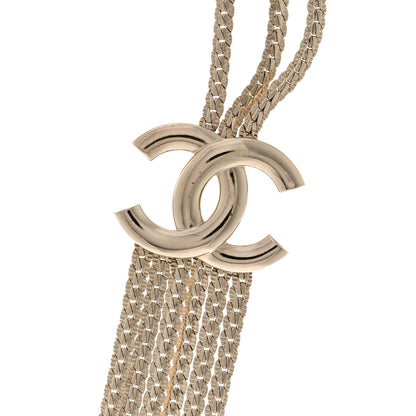 Chanel Metal Chain CC Choker Light Gold 4 of 6