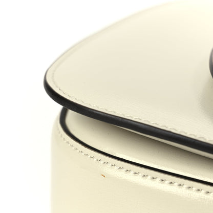Gucci Boarded Dyana Lux Calfskin Web Mini Bamboo 1947 Top Handle Bag Mystic White 9 of 9