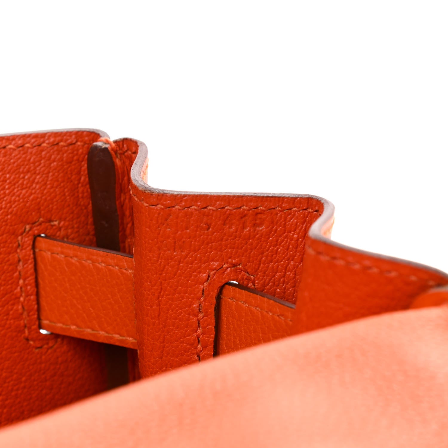 Hermes Evercolor Kelly Retourne 28 Orange 6 of 13