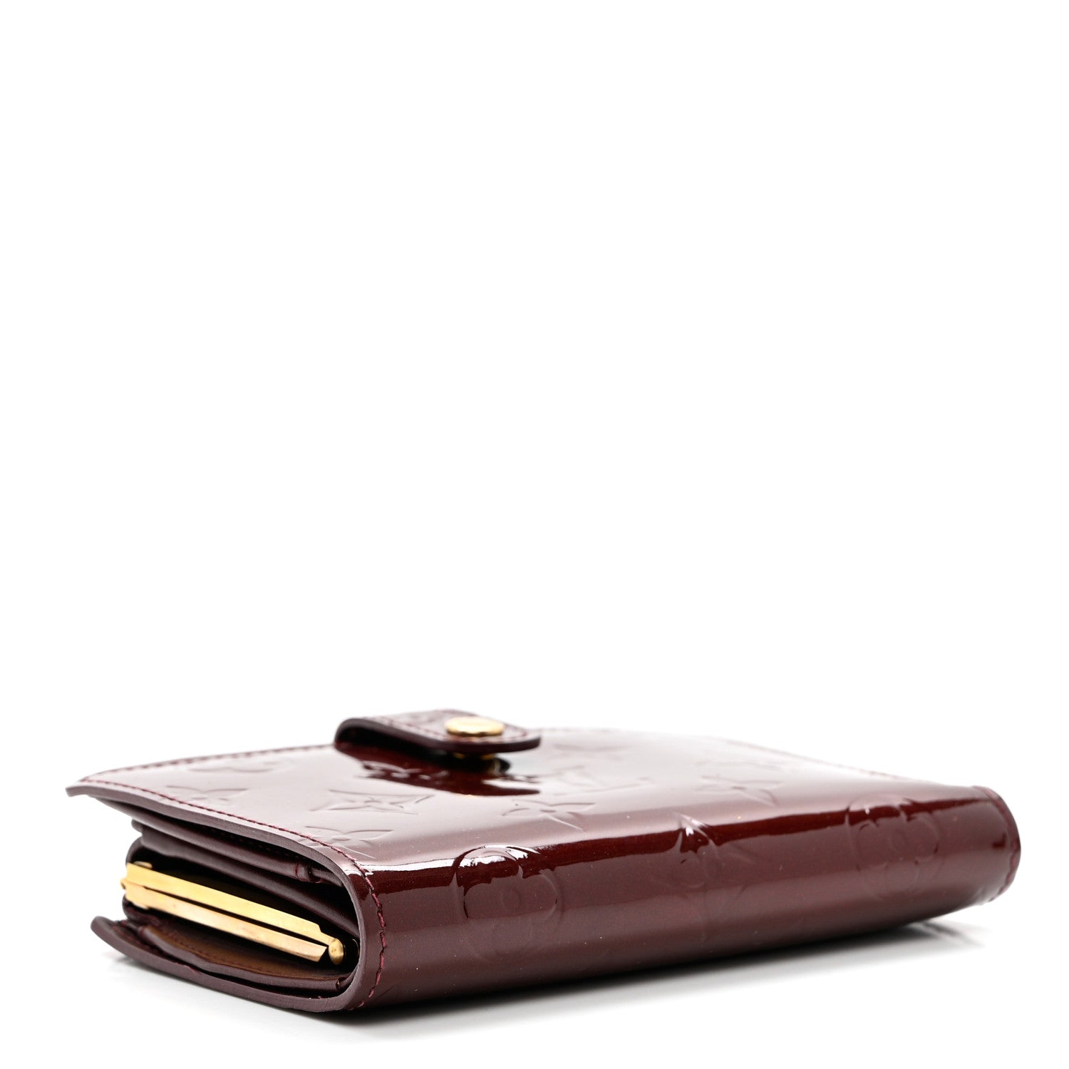 Louis Vuitton Vernis French Purse Wallet Amarante 3 of 6
