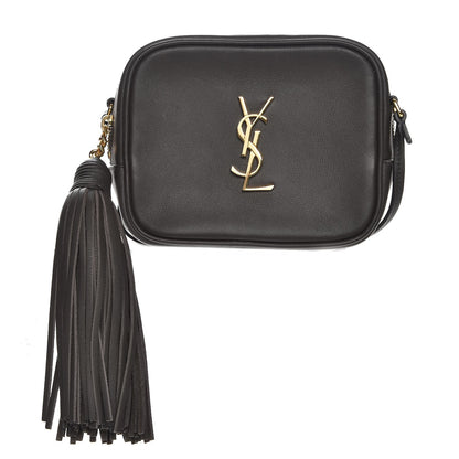 Saint Laurent Calfskin Monogram Blogger Bag Dark Grey 1 of 7